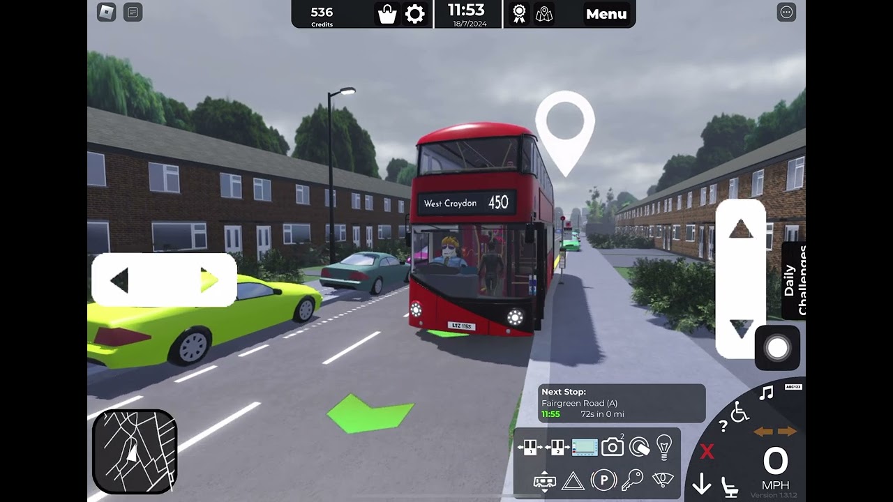 Every Bus on Route 450 - Part 16 - NB4L #croydon #roblox