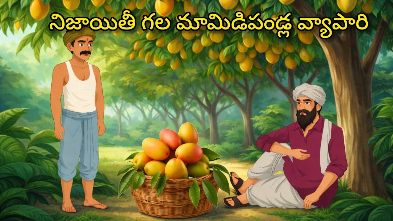 నిజాయితీ గల మామిడి పండ్ల వ్యాపారి | Telugu Stories |Telugu Kathalu|Neethi Kathalu|Telugu Fairy Tales