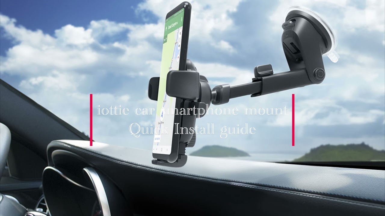 iOttie Smartphone Car Mount quick install video