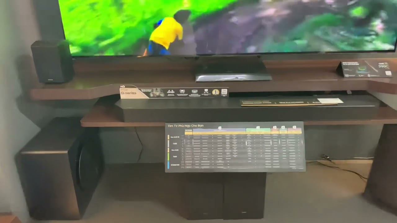 Samsung Q990D x Dolby Atmos 11.1.4 channel speaker system with quality sound