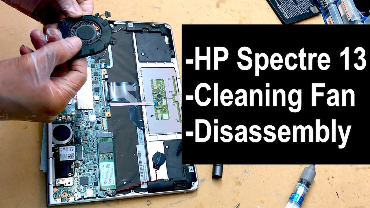 HP Spectre x360 13 2020 - Disassembly and Cleaning Fan [Part 1]