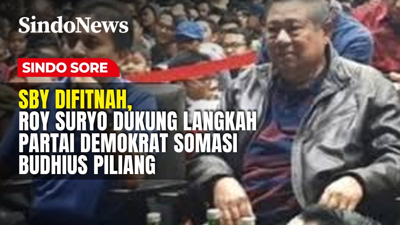 SBY Difitnah, Roy Suryo Dukung Langkah Partai Demokrat Somasi Budhius Piliang | Sindo Sore | 04/12