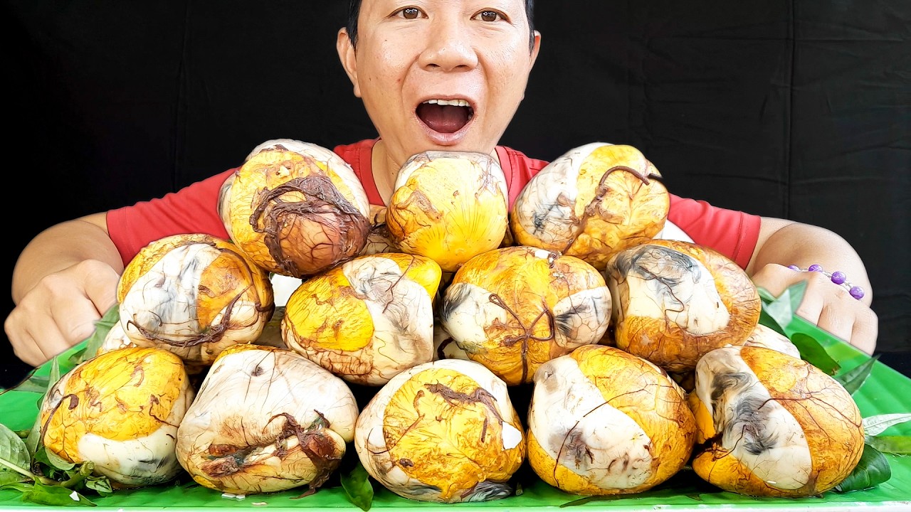 ĐỈNH CAO GIẬT GÂN: Một bữa ăn 20 trứng vịt lộn không đối thủ | ATMT