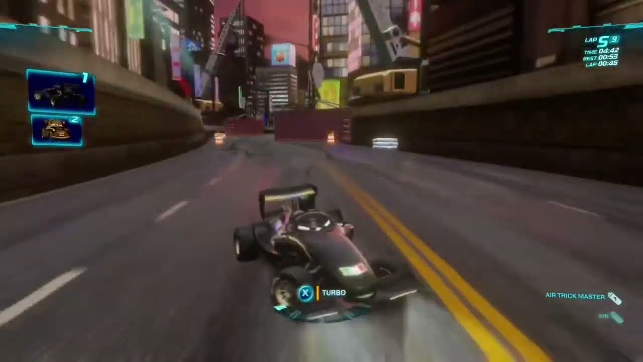 Cars 2 The Video Game | Midnight Francesco racing around the world on 9 laps | Squad Series