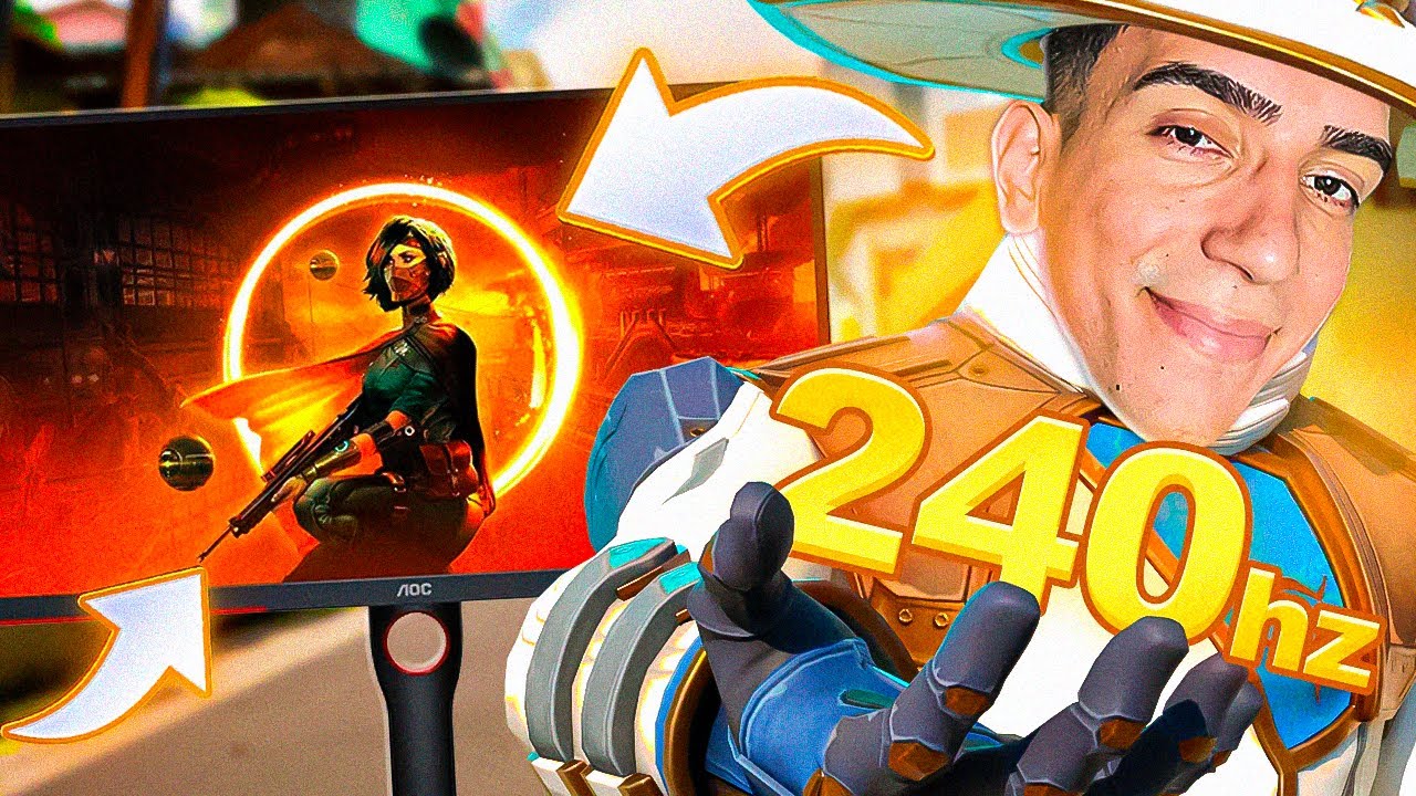 Comprei um MONITOR de 240hz! (AOC DESTINY)