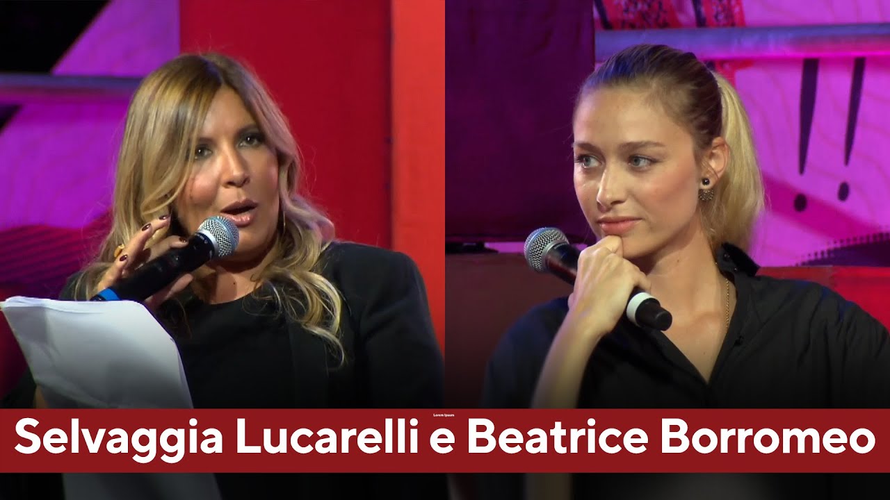 Selvaggia Lucarelli intervista Beatrice Borromeo: 