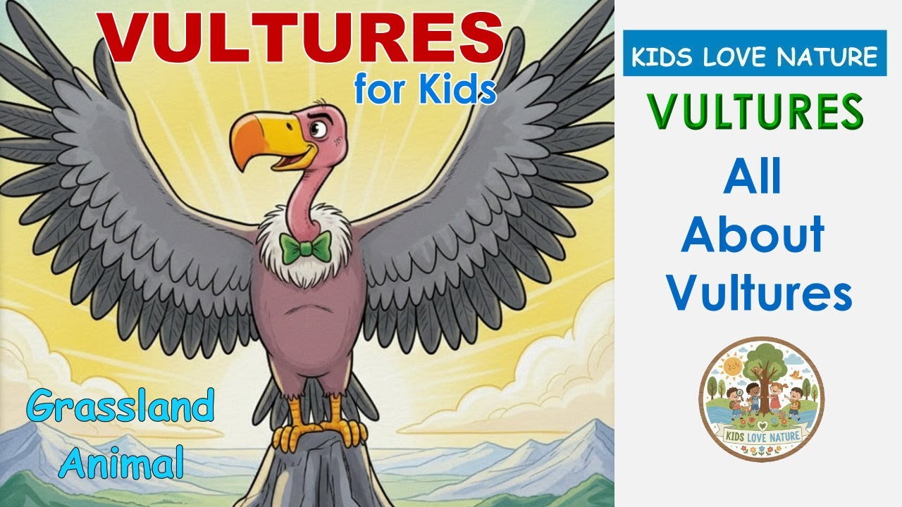 🦅 The Bird with a Superpower! | Victor the Vulture’s Story for Kids: Habitat, Diet, and Fun Facts!