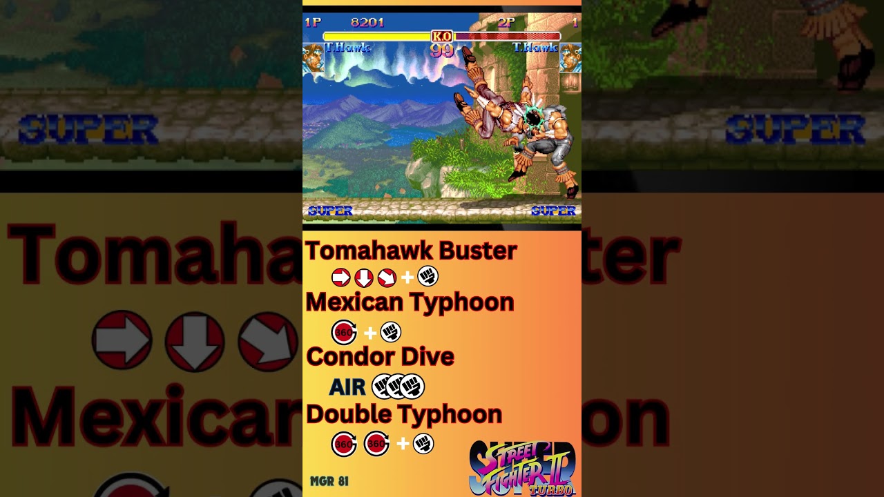 SSF2T - T Hawk Move List
