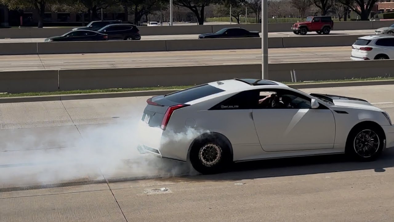 Cars Leaving Mustang Sally Productions Car Show | Fords Garage Plano TX
