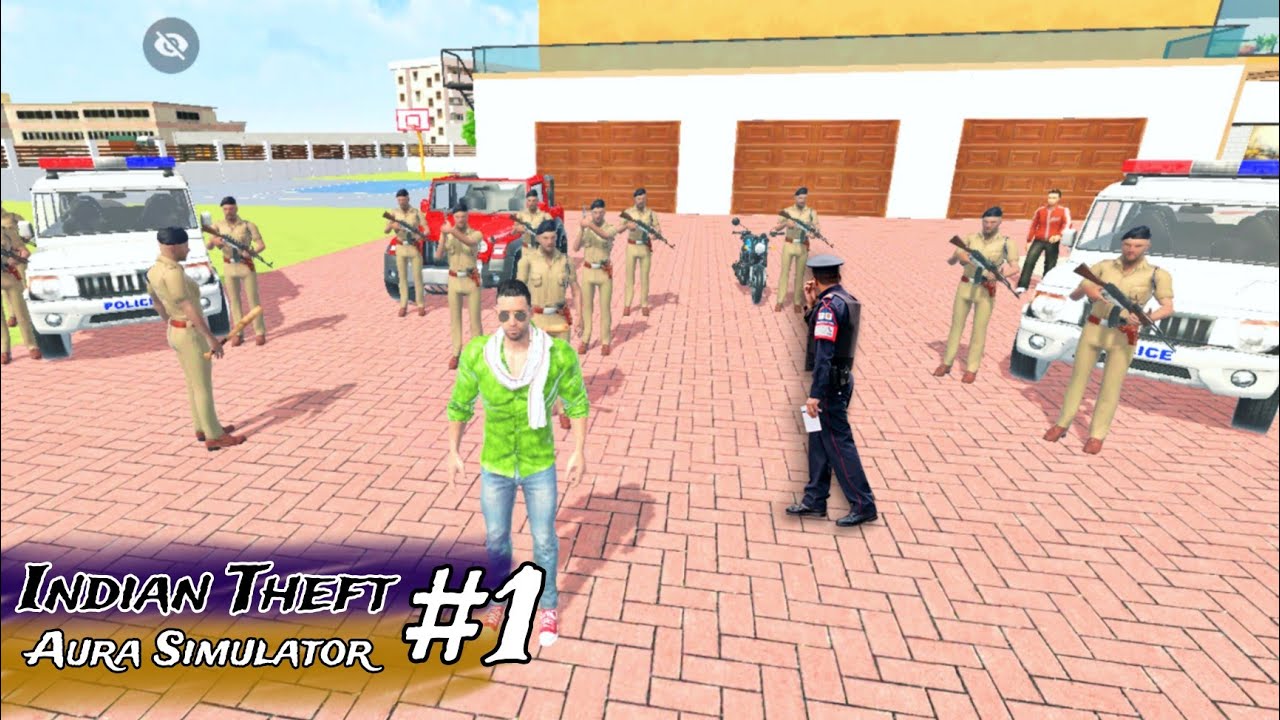 Dost Ke Ghar Gaya, Police Ne Mujhe Spot Kar Liya! 😱😂 | Indian Theft Aura Simulator