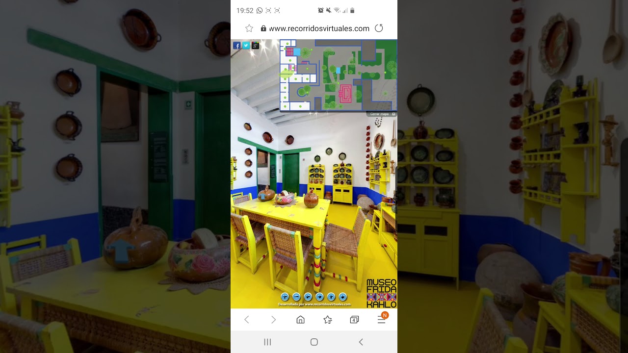 Casa Azul de Frida Kalho. Recorrido Virtual