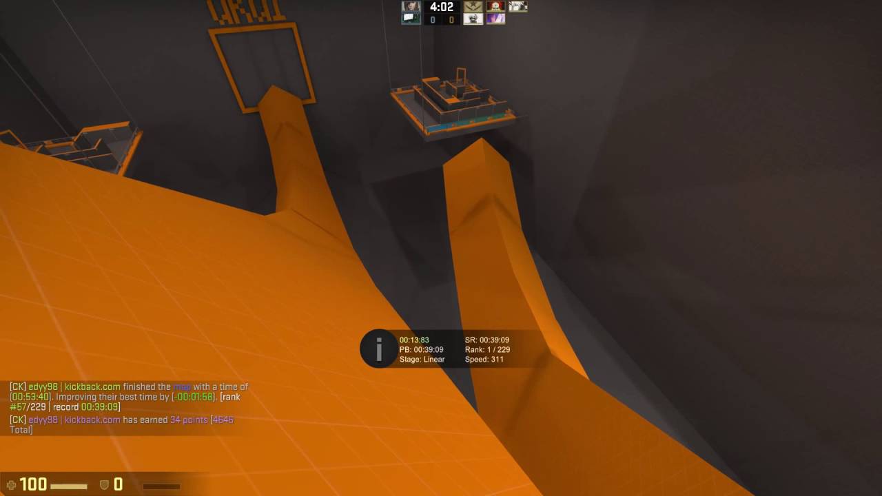 (csgo surfing) surf_akai in 38 sec