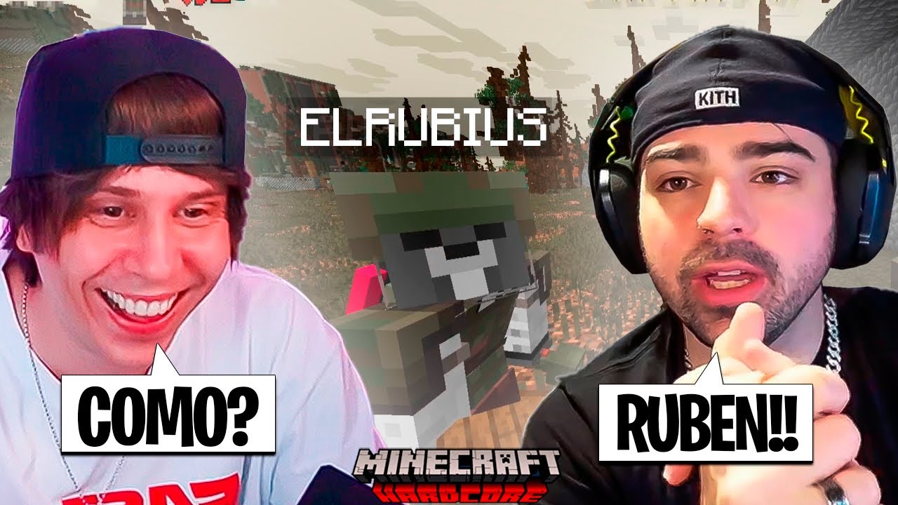 NEGOCIANDO con ELRUBIUS en MINECRAFT 😱 | BANANIROU