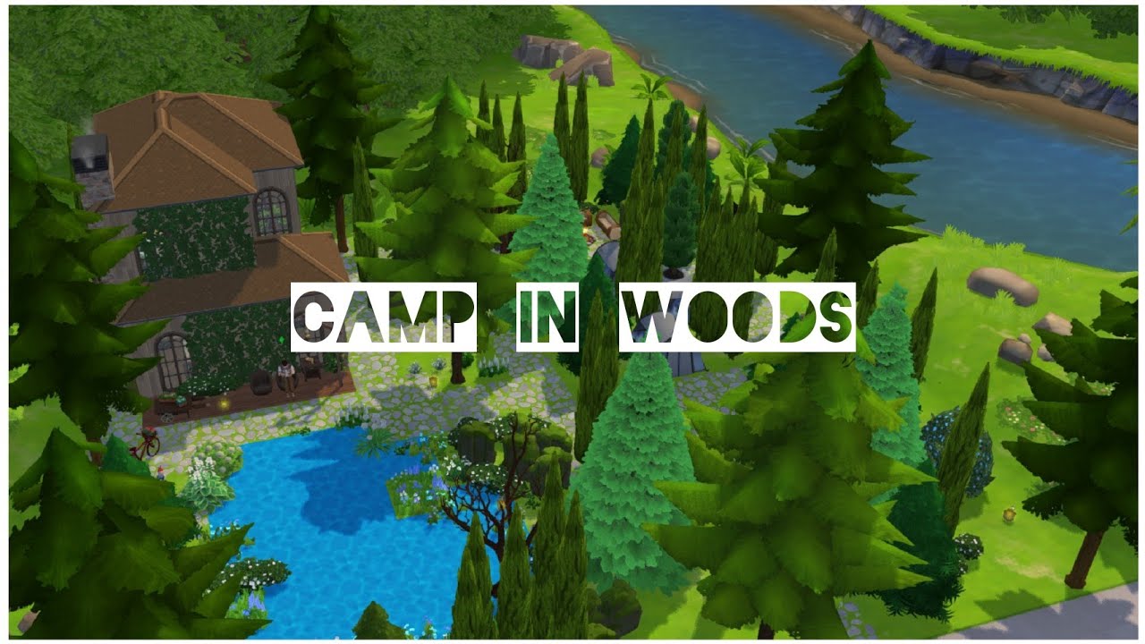 Sims Mobile Camping in the Woods ||The Sims Mobile|| #thesimsmobilehousedesign #simsmobile #camping