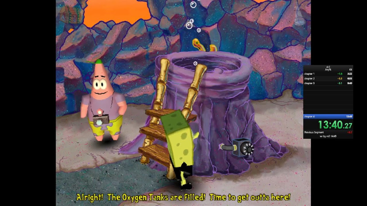 SpongeBob: EotM 13:44 any% (WR)