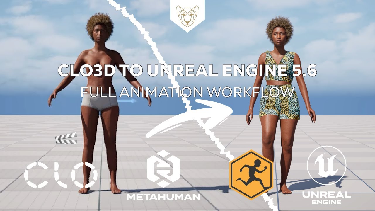 How to Import a Clo3D Animation into Unreal Engine 5.6 Using Mixamo