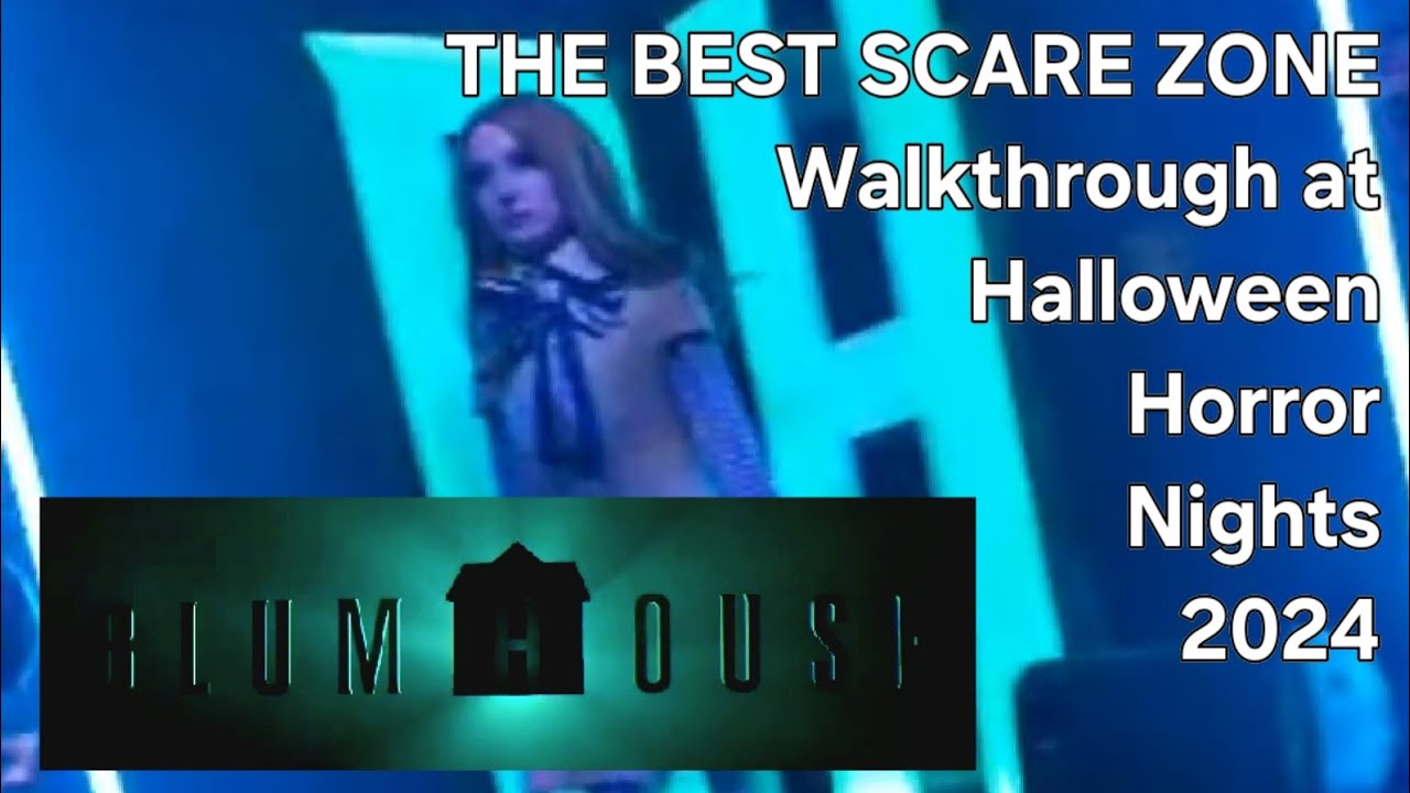 Blumhouse Scarezone featuring MEGAN from Halloween Horror Nights 2024 