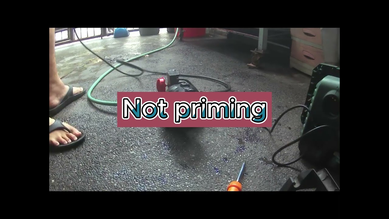 AQT3311 REPAIR NOT PRIMING