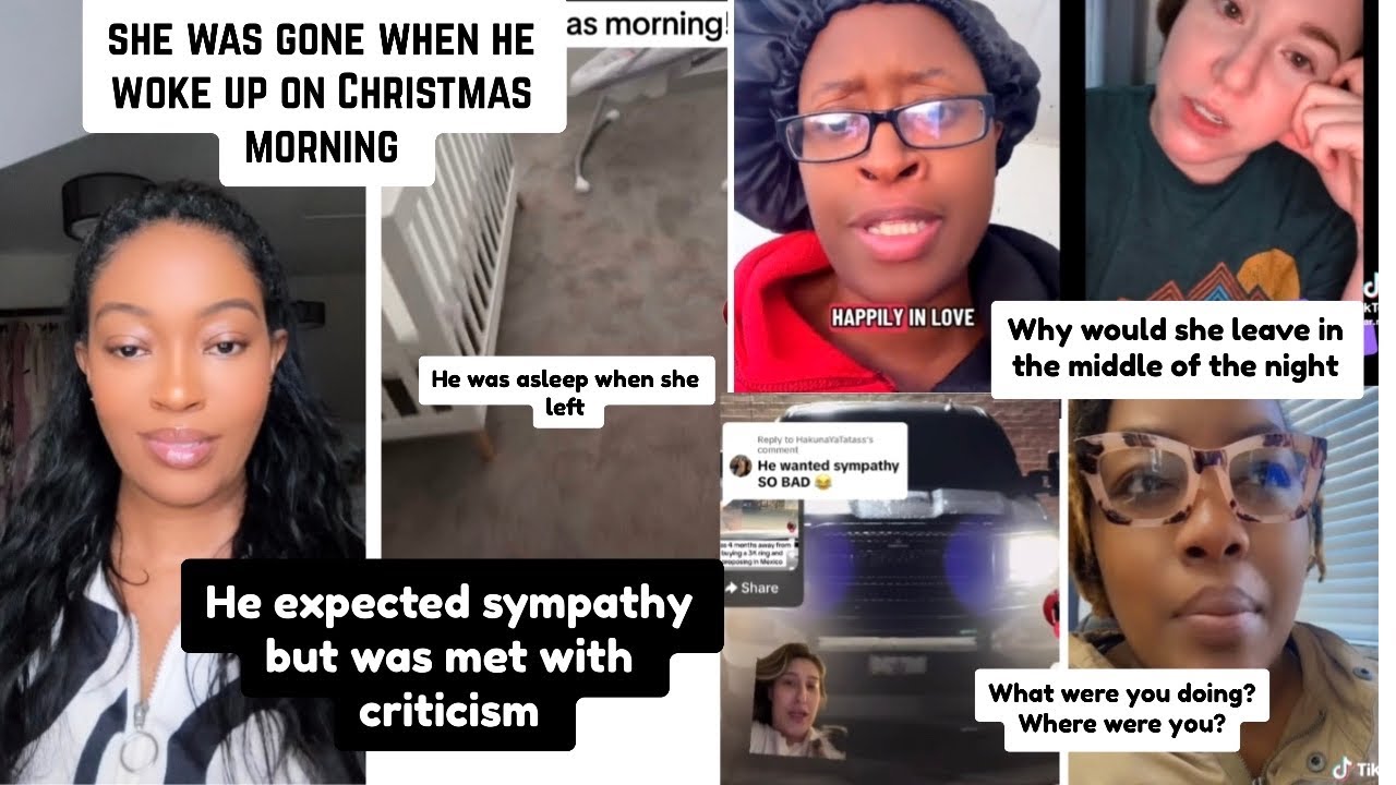 She was gone when he woke up on Christmas morning but people weren’t buying his story 