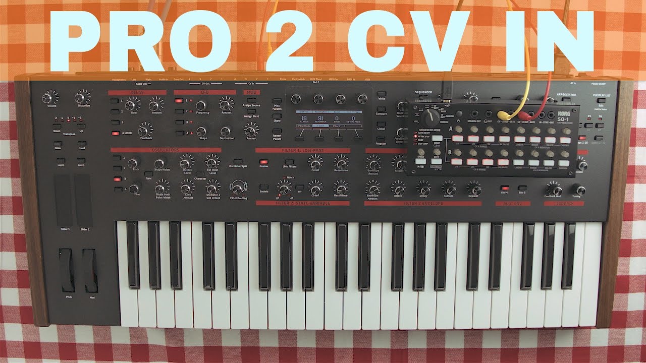 DSI PRO 2 CV INPUT TUTORIAL ~ Featuring the Korg SQ-1 sequencer