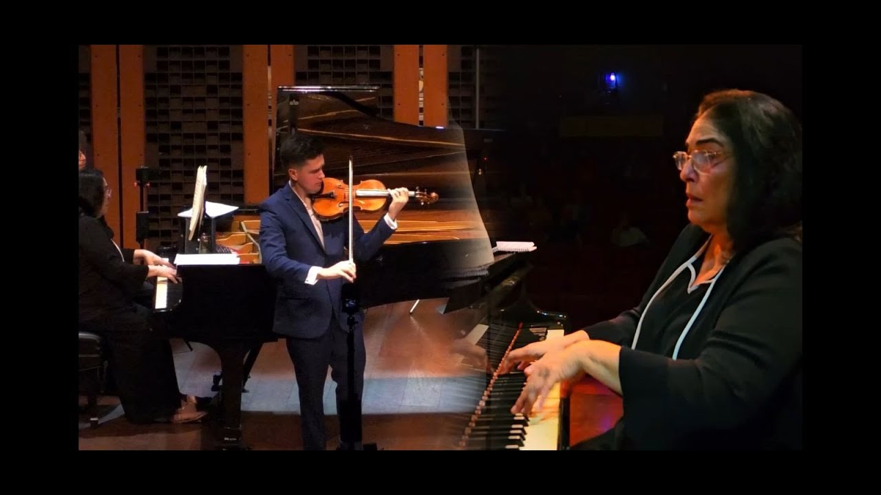 Johannes Brahms: Violin Sonata No. 2 in A major, Op. 100 – Pedro Escher & Rosana Diniz