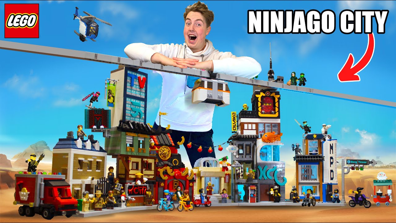 I Built a HUGE LEGO Ninjago City...