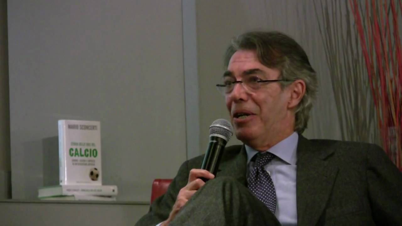 Massimo Moratti e Adriano Galliani alla presentazione del libro di Mario Sconcerti