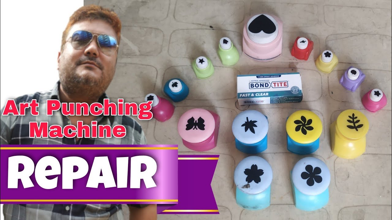 How to repair Art Punching Machine for craft class/ panching cutter machine repair/designer cutter.