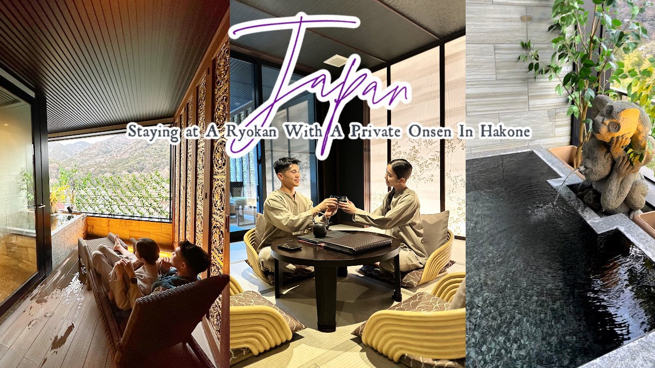Japan Series EP3: Staying in A Ryokan with our Own Private Onsen in Hakone, Japan. Hakone Airu