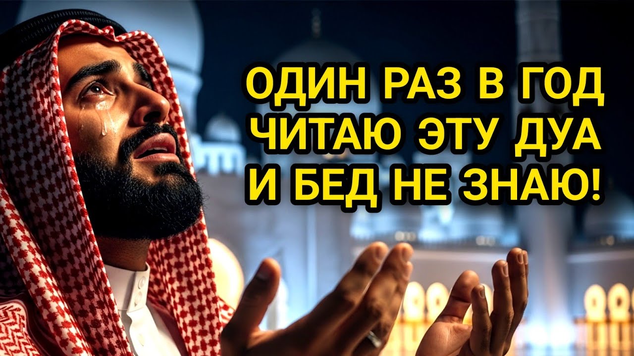 ОДИН РАЗ В ГОД ЧИТАЮ ЭТУ ДУА — И БЕД НЕ ЗНАЮ! Аллах защищает меня от всех несчастий.