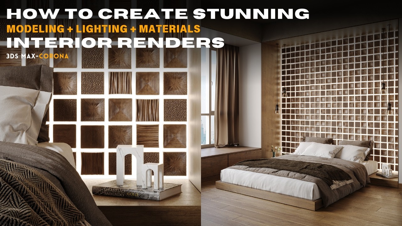 How To Create Realistic Lighting with Sun Quickly in 3ds Max & Corona | 3D Tutorial (No Audio)