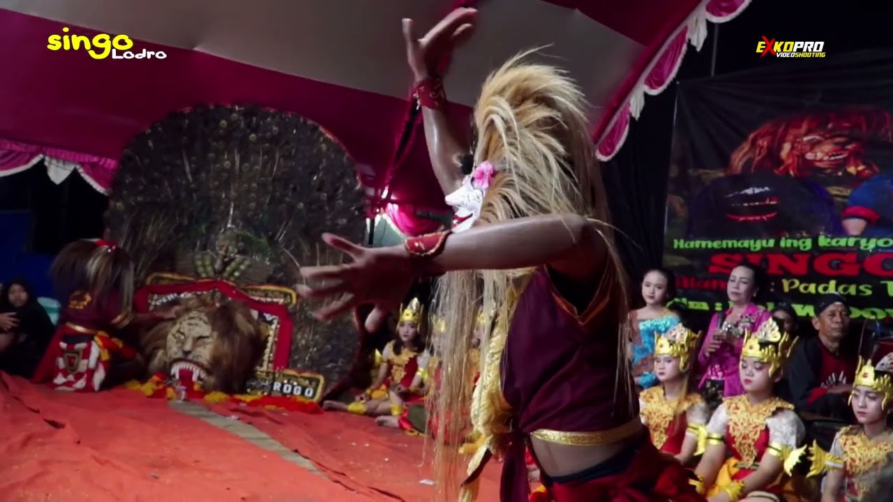 BUJANG GANONG SENI BARONG SINGO LODRO LIVE JATISEMI GONDORIYO