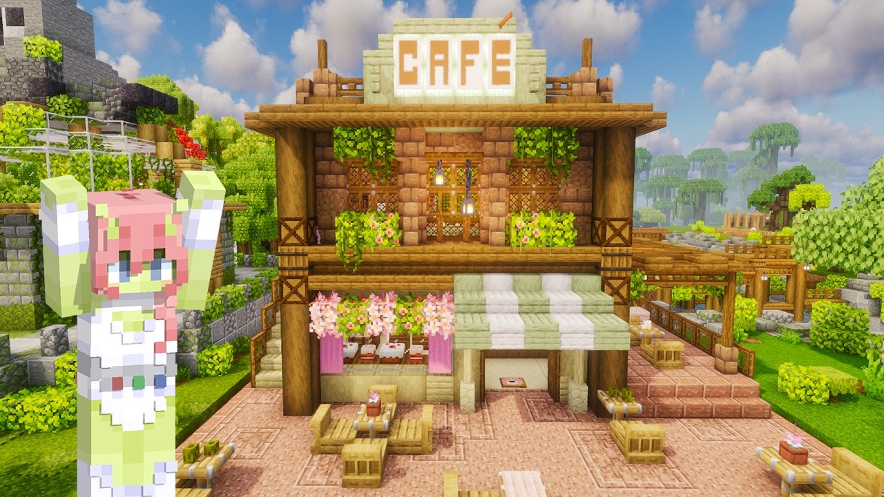 MINECRAFT: CONSTRUÇÃO DA CAFETERIA ☕
