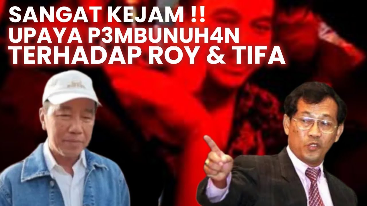 DUGAAN UPAYA PEMBUNUH4N TERHADAP ROY DAN DR.TIFA OLEH GENG SOLO