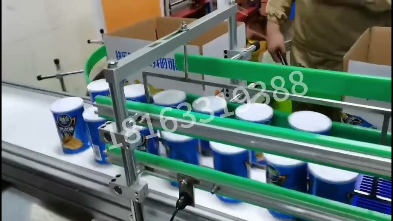 Barrel Copico Potato Chips  Automatic Packaging  Line, Potato Chips Barrel sealing capping Machine