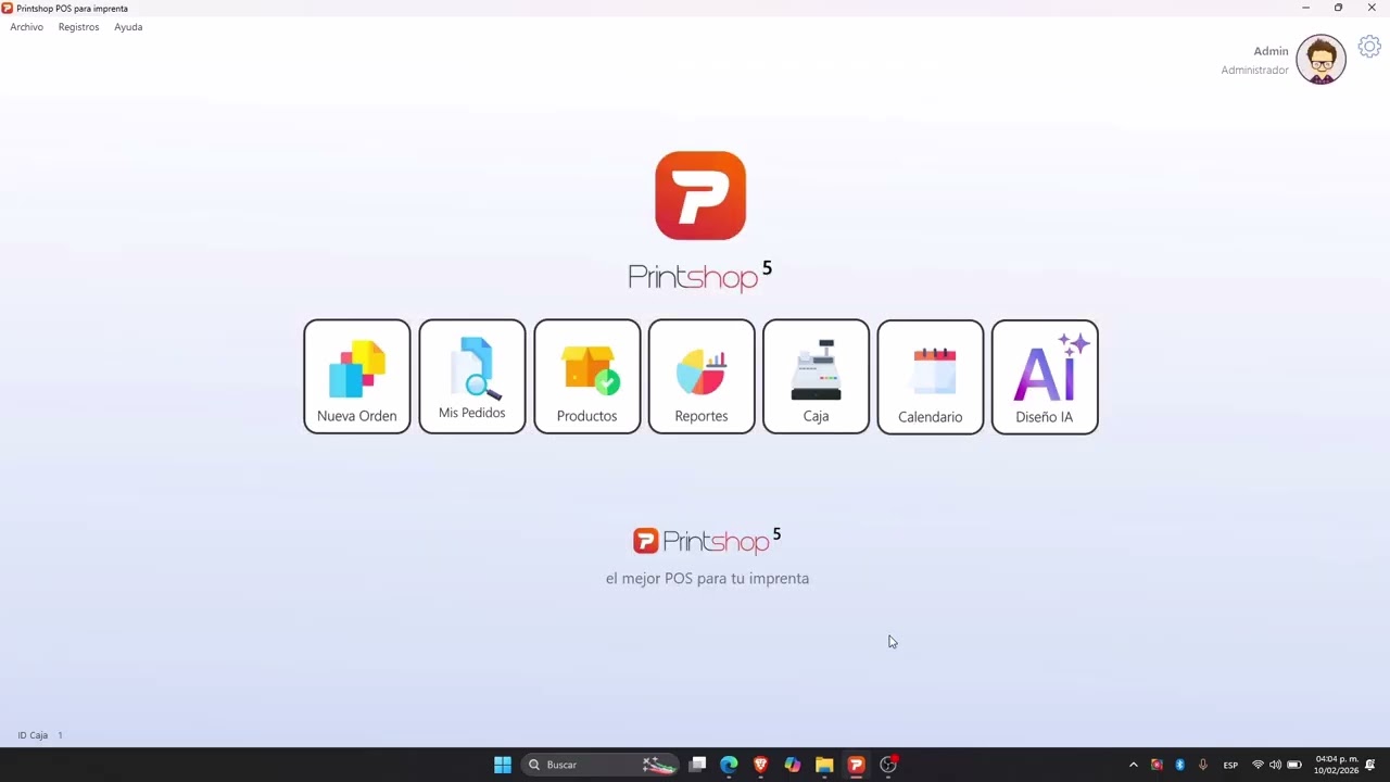 Printshop 5 | Crear Nueva Orden de Trabajo