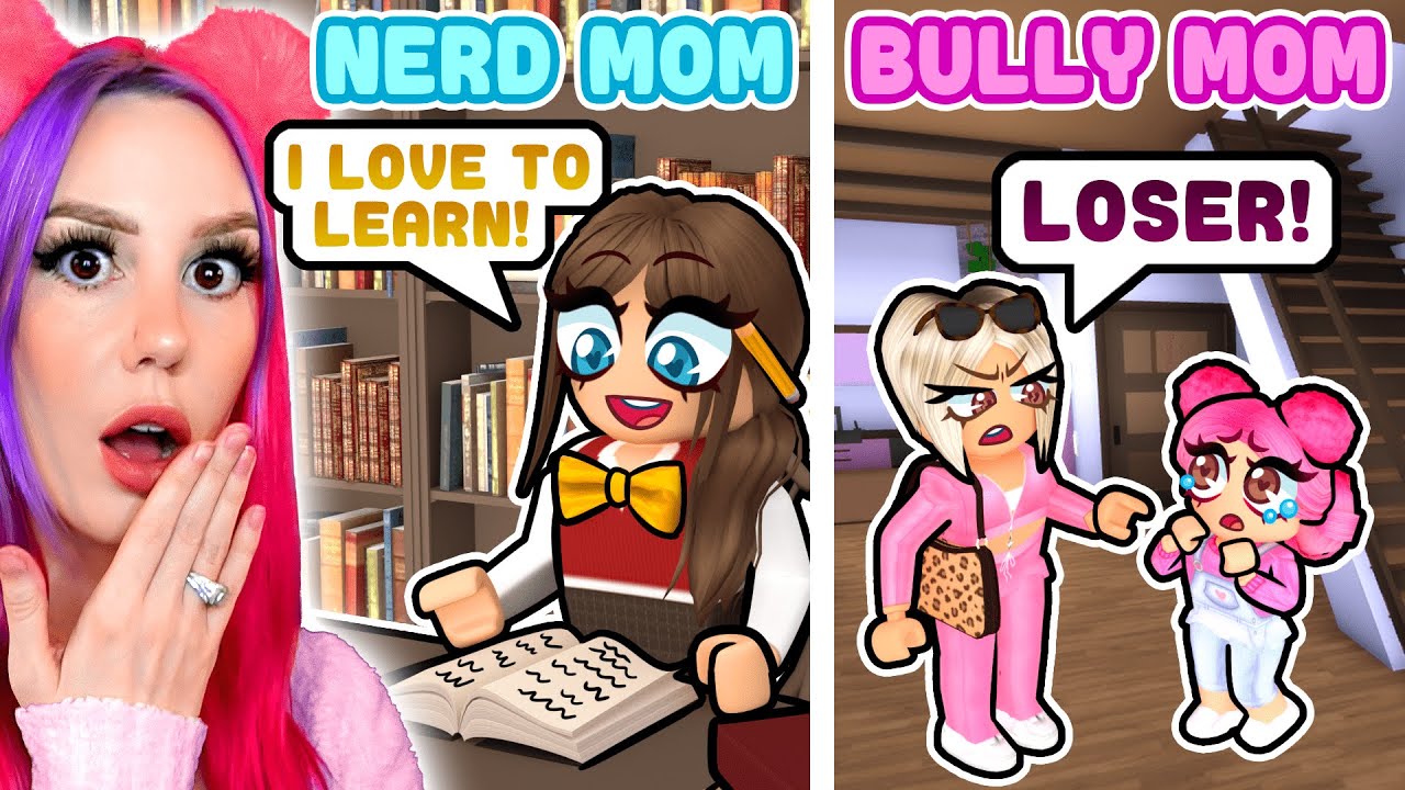 NERD MOM VS BULLY MOM IN BROOKHAVEN! ROBLOX BROOKHAVEN RP!