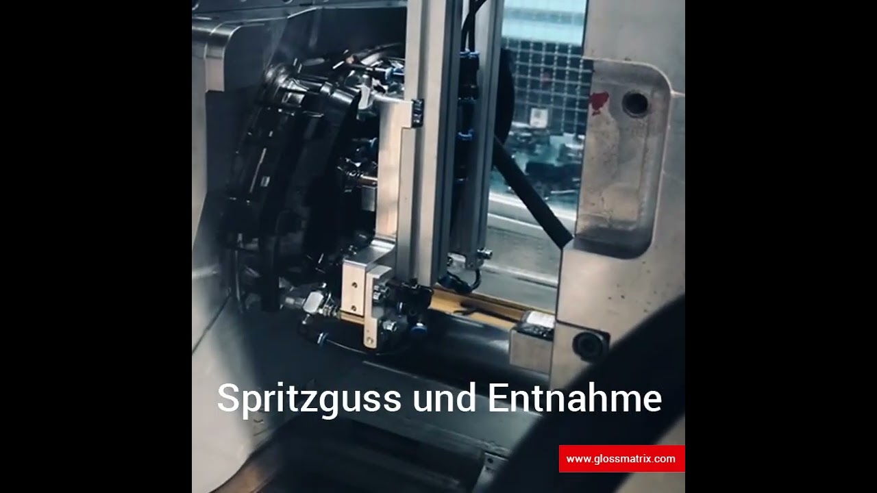 Spritzguss und Entnahme