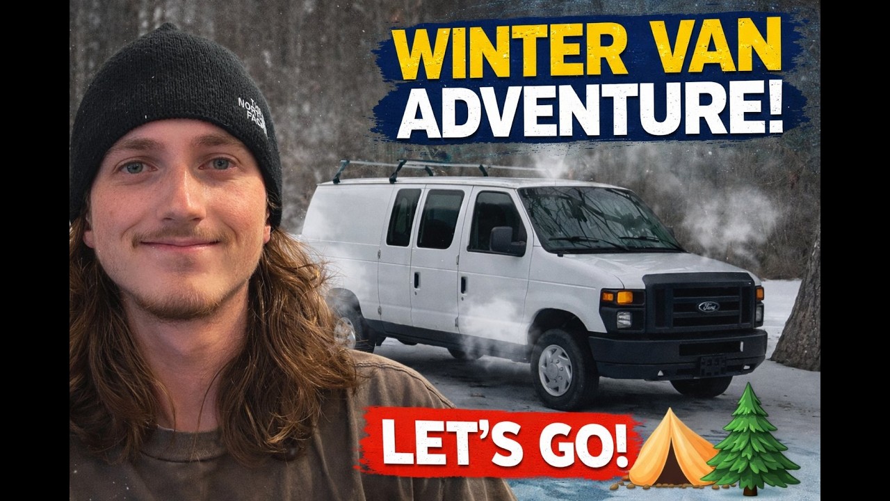 Winter Camping In My Campervan | Red River Gorge
