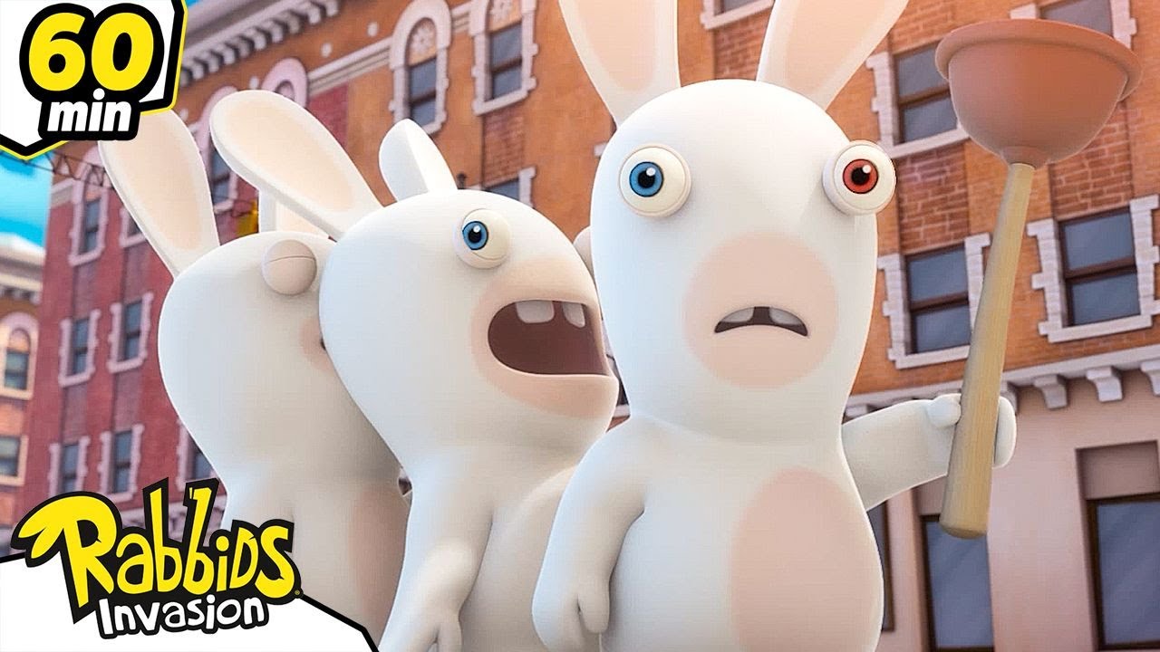 ¡El jefe de los Rabbids! |Compilación 1h |Rabbids : La Invasión | Dibujos animados para niños
