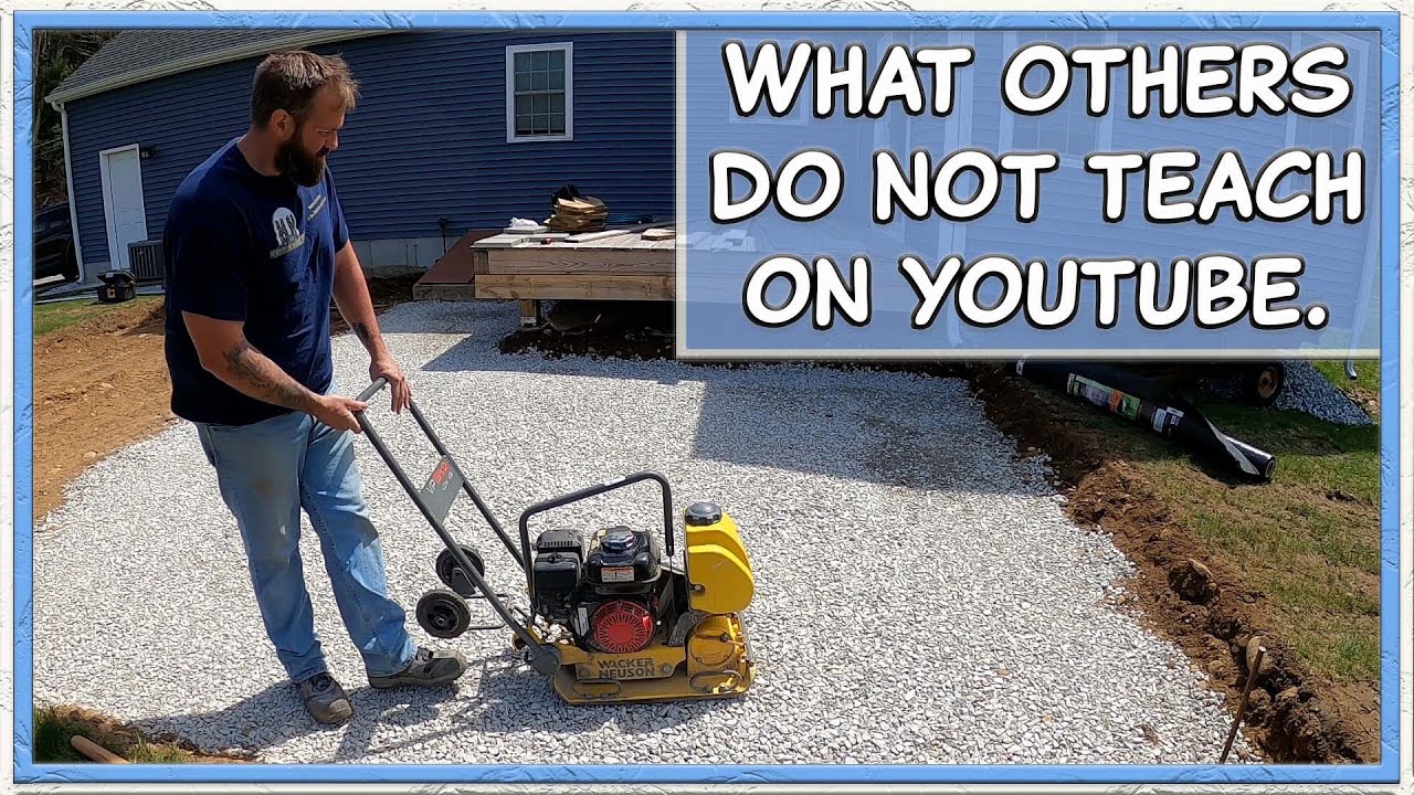 How To Properly Backfill For Concrete Pavers (DIY)