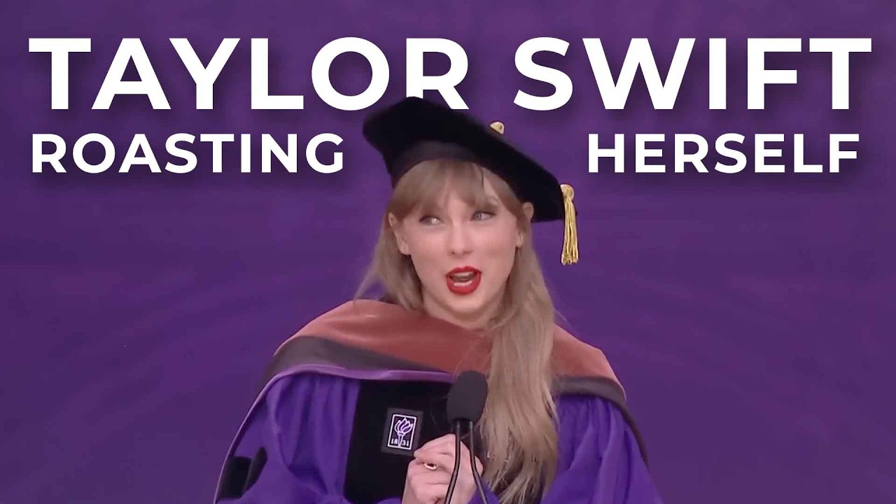 taylor swift roasting herself for 6 minutes straight