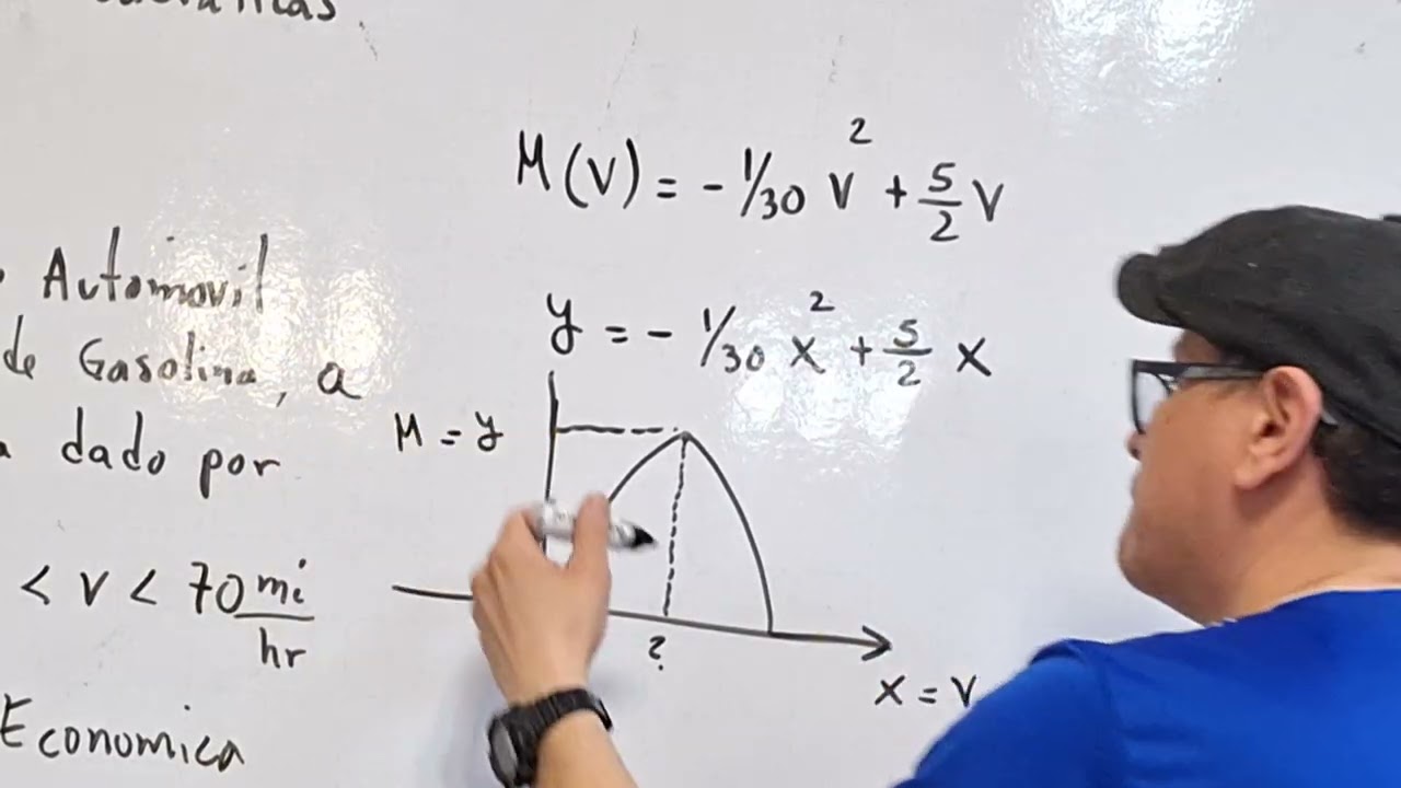 Calculo diferencial : problemas de aplicacion de funciones cuadraticas| parte 3