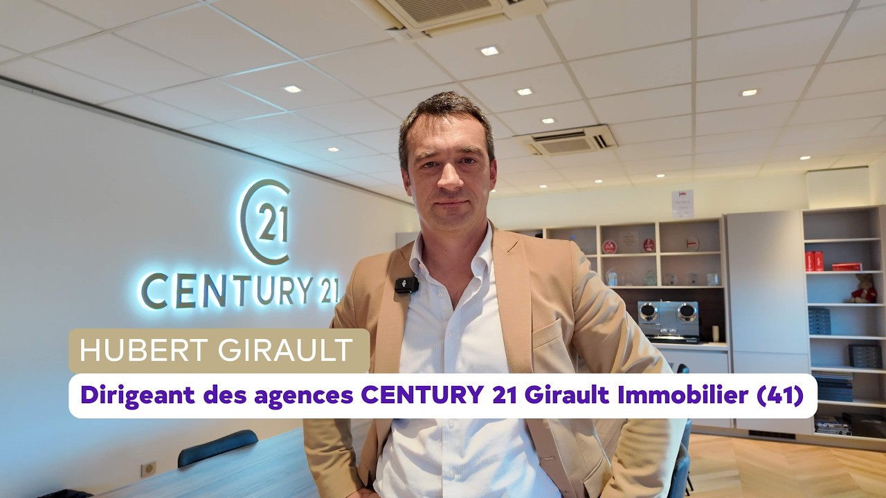 Hubert Girault dirigeant des agences CENTURY 21 Girault Immobilier (41)