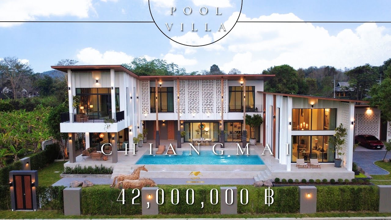 EP49❗(Sold) บ้านสวยหลังใหญ่  ที่อำเภอแม่ริม  เชียงใหม่  โดดเด่นไม่ซ้ำใคร  (ในราคา 42,000,000 บาท)