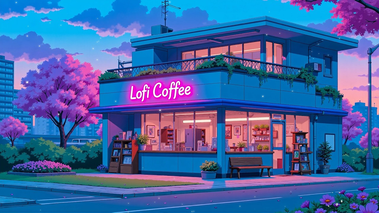 Happy Healing Lofi 🌸 Relaxing Coffee Shop Lofi to Brighten Your Mood ☕ Lofi HipHop ~ Chill Beats.