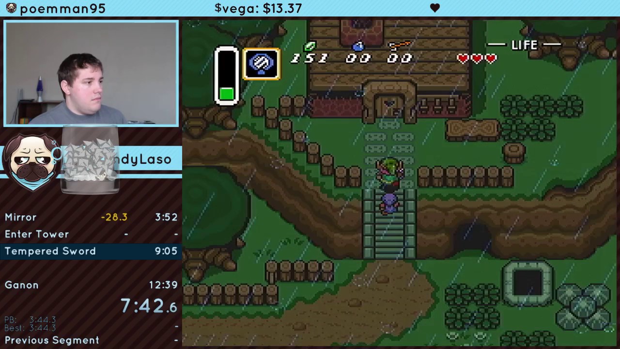 The Legend of Zelda: A Link to the Past Defeat Ganon speedrun in 11:49 RTA