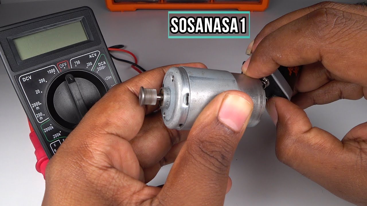 Como probar motor eléctrico sin el Multimetro Digital (método 2)