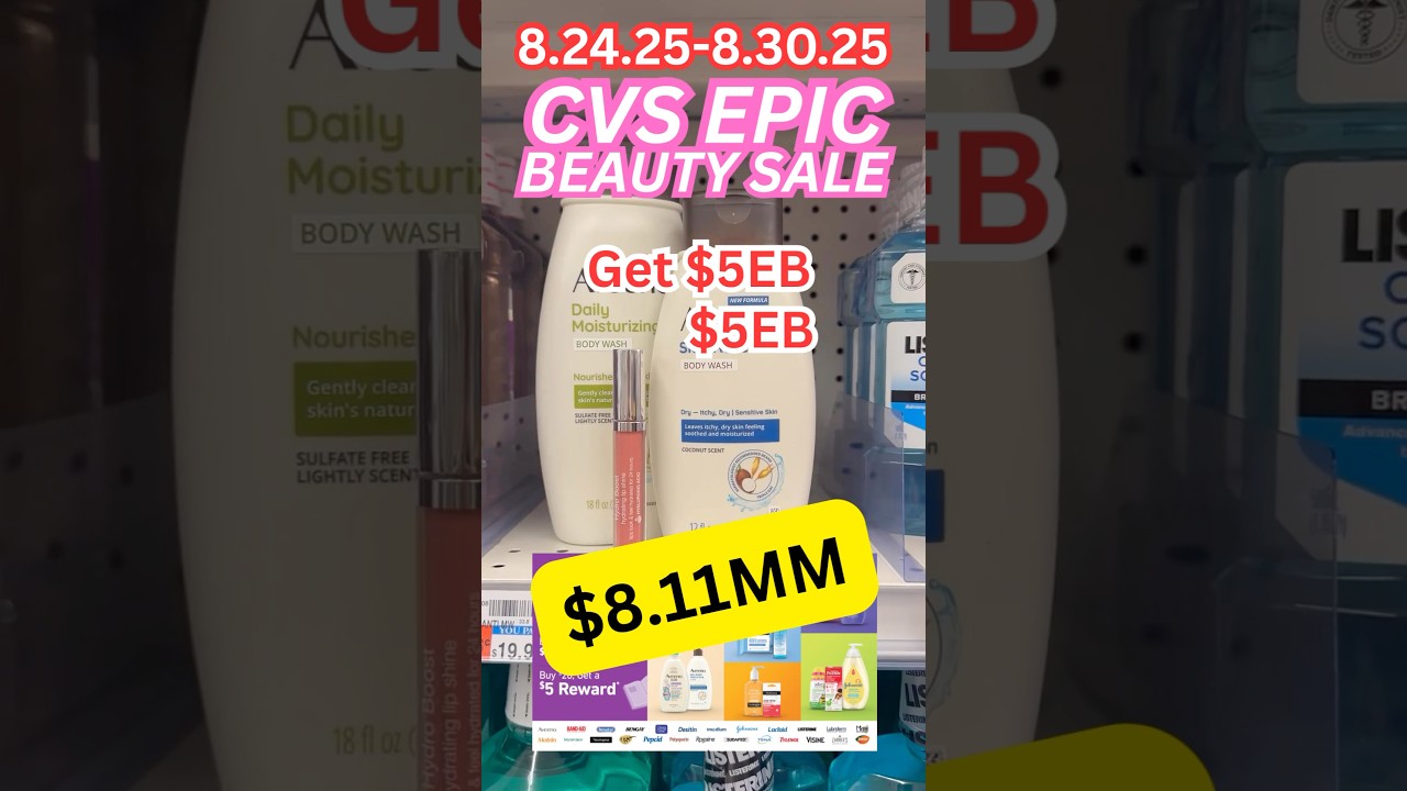 $8.11MM #CVS Epic Beauty Sale #Deals #couponing #bestdeals #freebies #coupon #ibotta #cheap #haul
