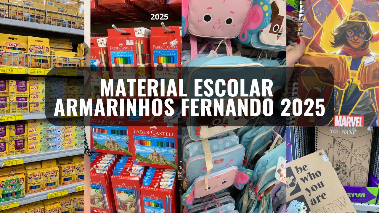 Material escolar 2025 | Tour no Armarinhos Fernando - Volta às aulas   📚📕✏️